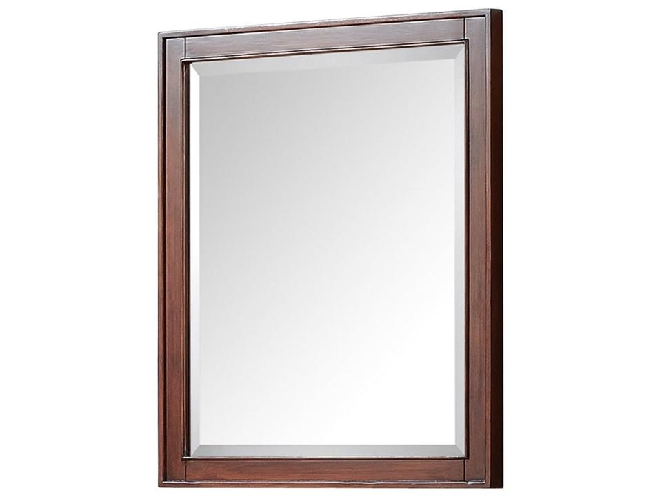 Madison 28 in. Bathroom Mirror in Tobacco