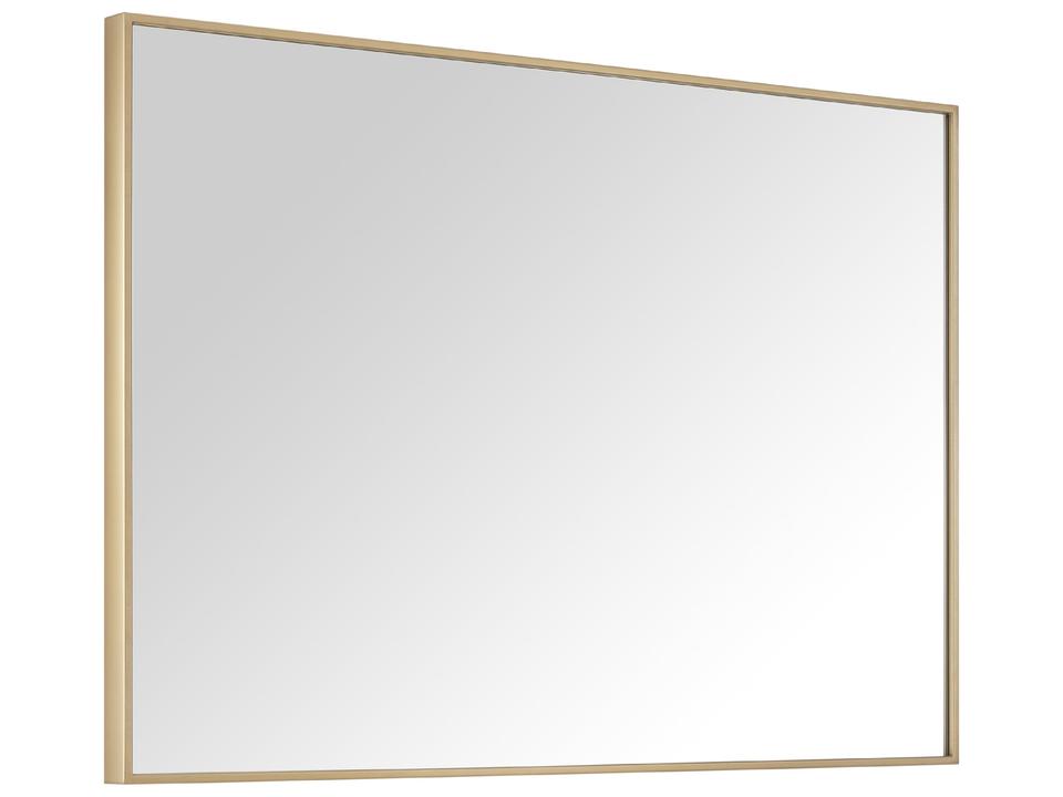 Sonoma 39 in. Bathroom Mirror with Brushed Gold Metal Frame