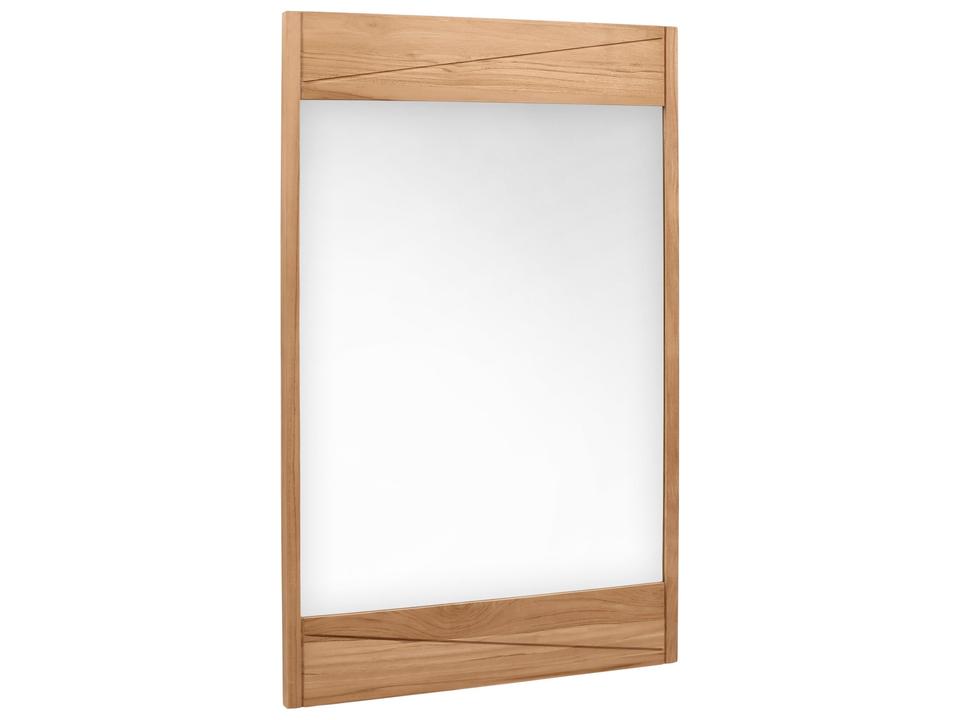 Teak 24 in. Bathroom Mirror in Natural Teak