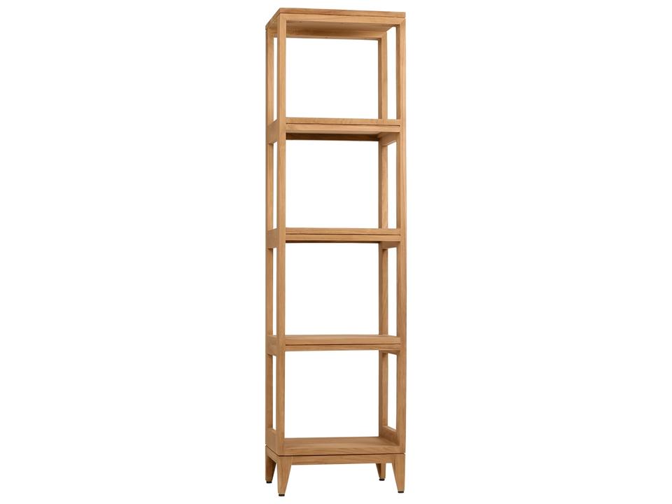 Teak 16 in. Bathroom Linen Cabinet in Natural Teak