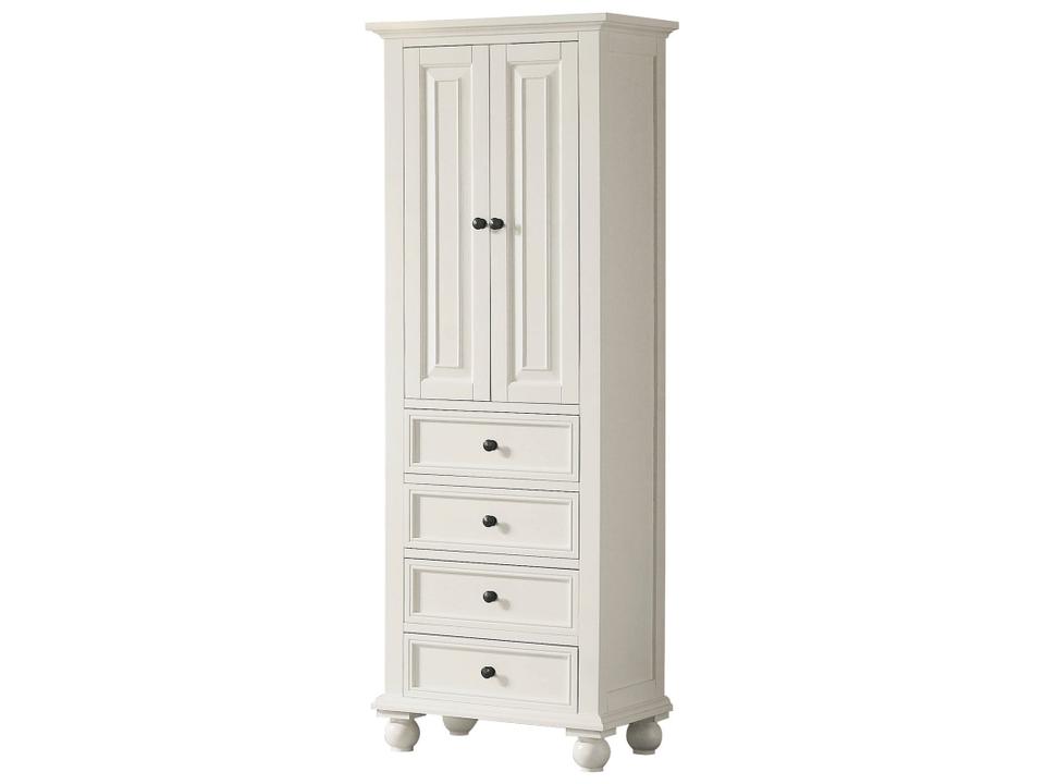 Thompson 24 in. Bathroom Linen Cabinet in French White
