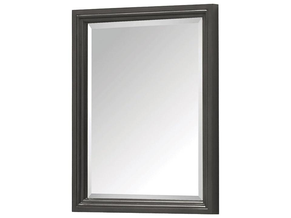Thompson 24 in. Bathroom Mirror in Charcoal Glaze