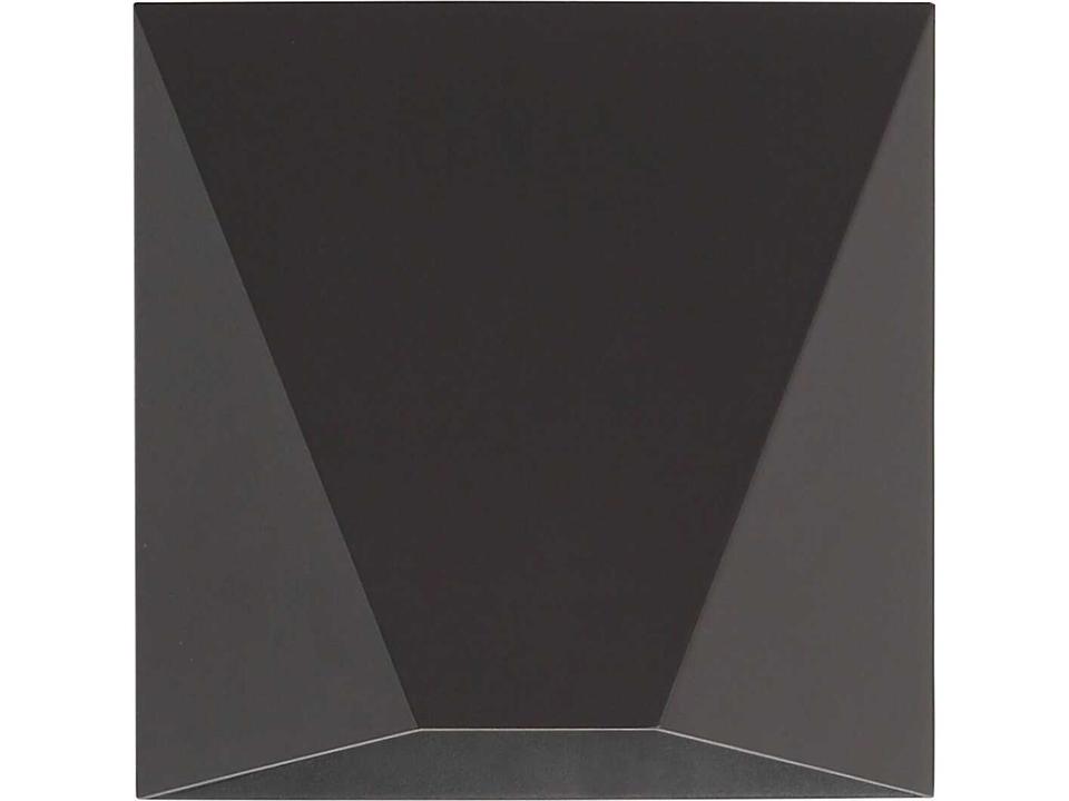 Avenue Outdoor 8-Inch Geometric 1-Light LED Wall Sconce in Dark Bronze