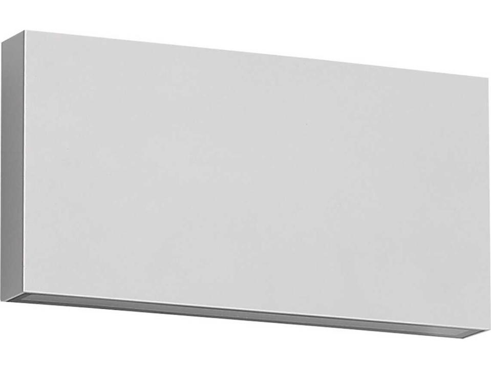 Avenue Outdoor Rectangular 1-Light Wall Sconce in White