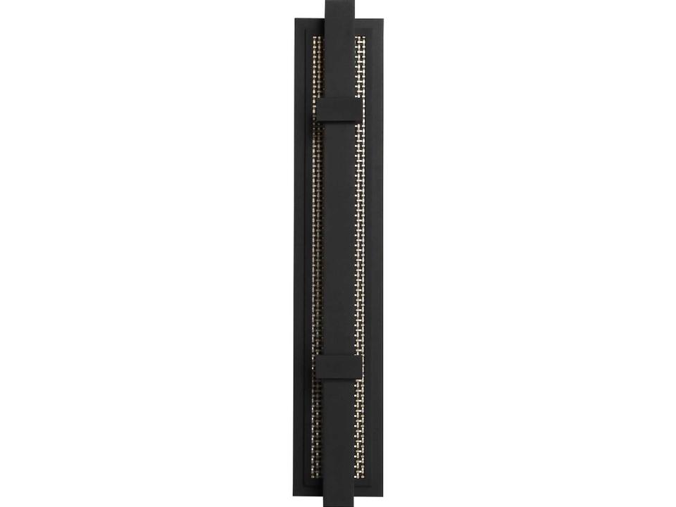 Avenue Outdoor 1-Light Integrated LED Wall Sconce in Black