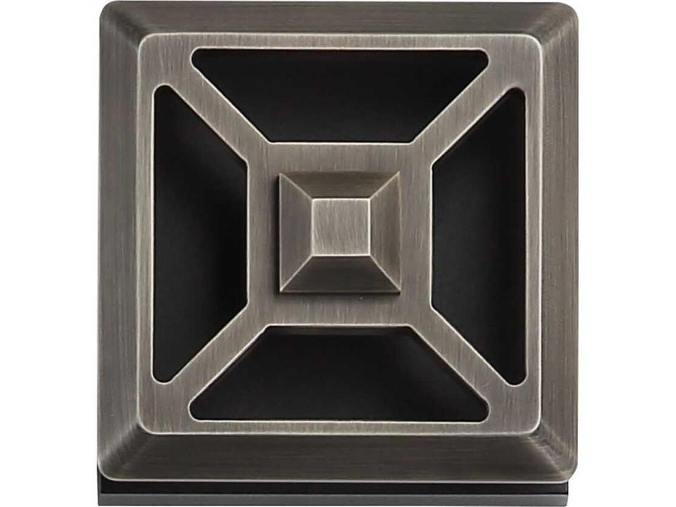 Avenue Outdoor Square 1-Light LED Wall Sconce in Aluminum and Black
