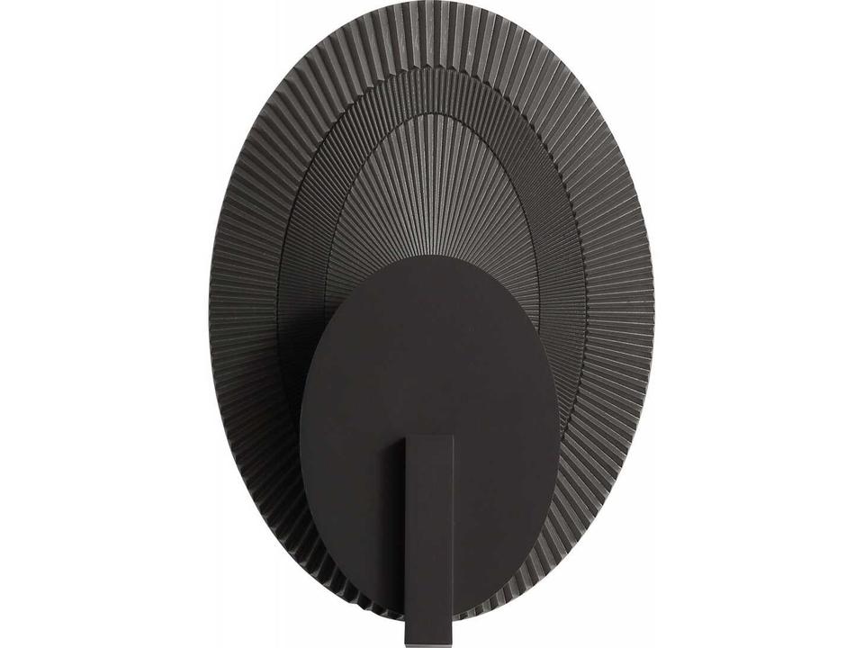 Avenue Outdoor Oval 1-Light LED Wall Sconce in Dark Bronze