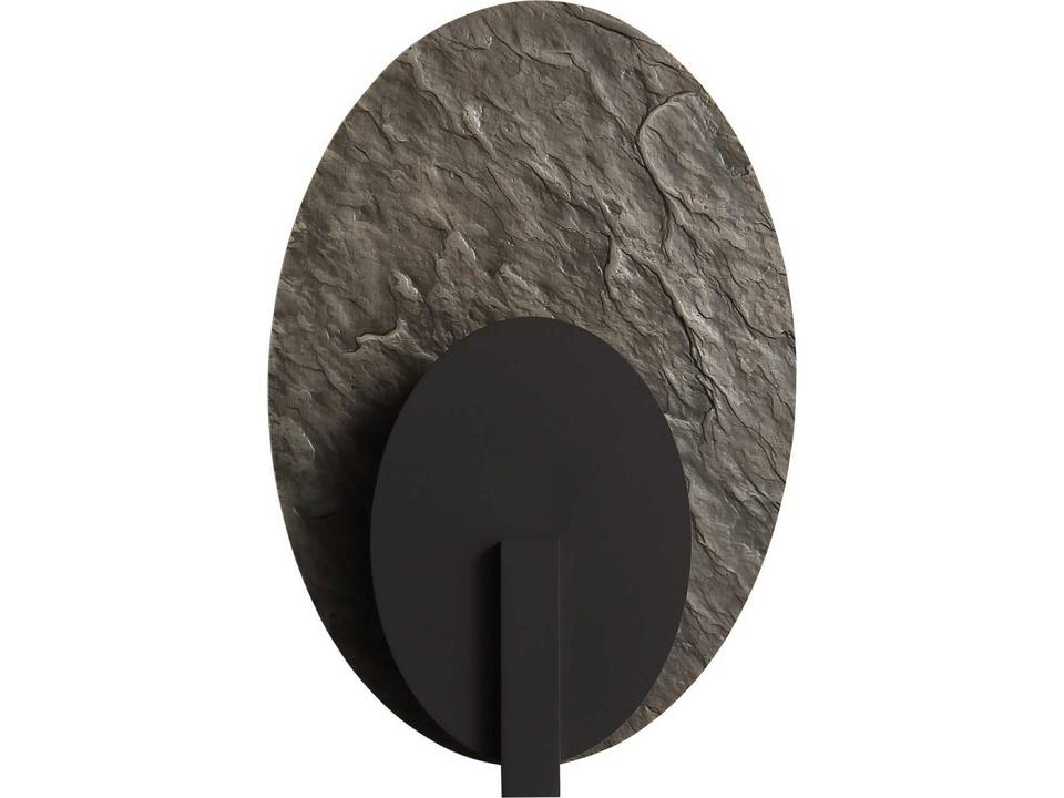Avenue Outdoor 17-Inch Oval Aluminum 1-Light Wall Sconce in Dark Bronze