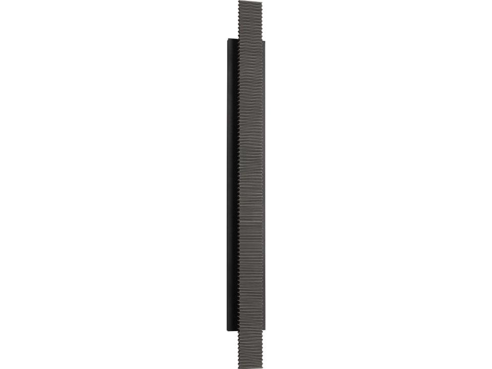Ridge Panel 1-Light Outdoor Wall Sconce in Dark Bronze