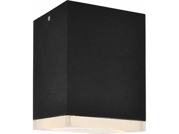 Avenue Outdoor LED Flush Mount Modern Black Fixture