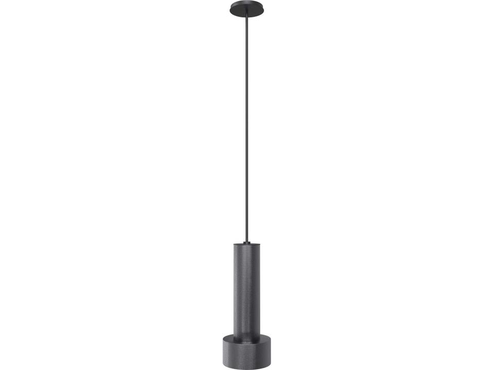 Cicada LED Pendant in Knurled Dark Grey