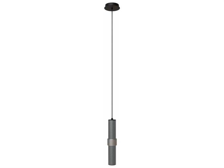 Cicada Pendant Light in Dark Grey and Knurled Light Grey