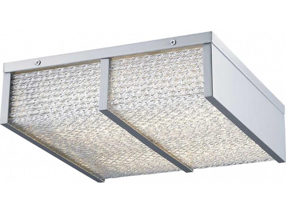 Cermack St LED Flush Mount Polished Chrome Modern Ceiling Light