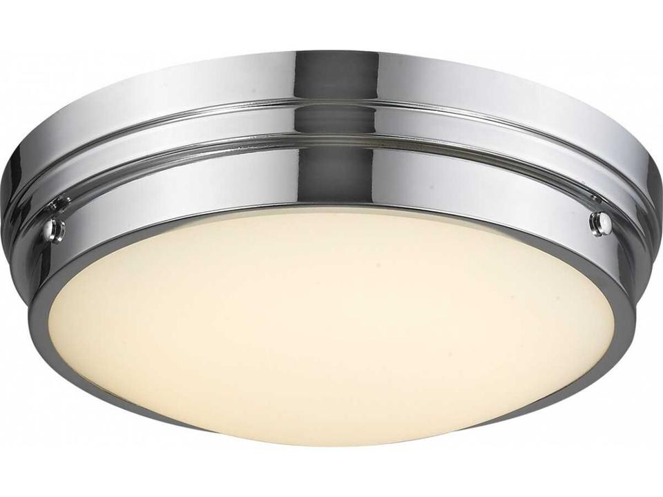 Cermack St LED Flush Mount Ceiling Light Polished Chrome