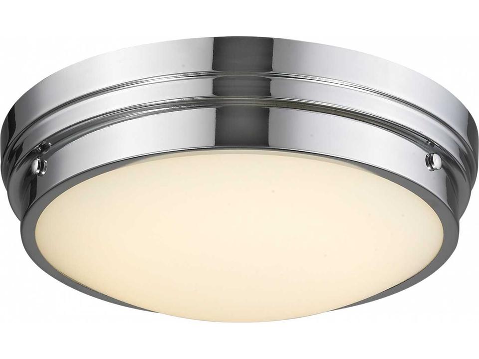 Cermack St LED Flush Mount Modern Polished Chrome