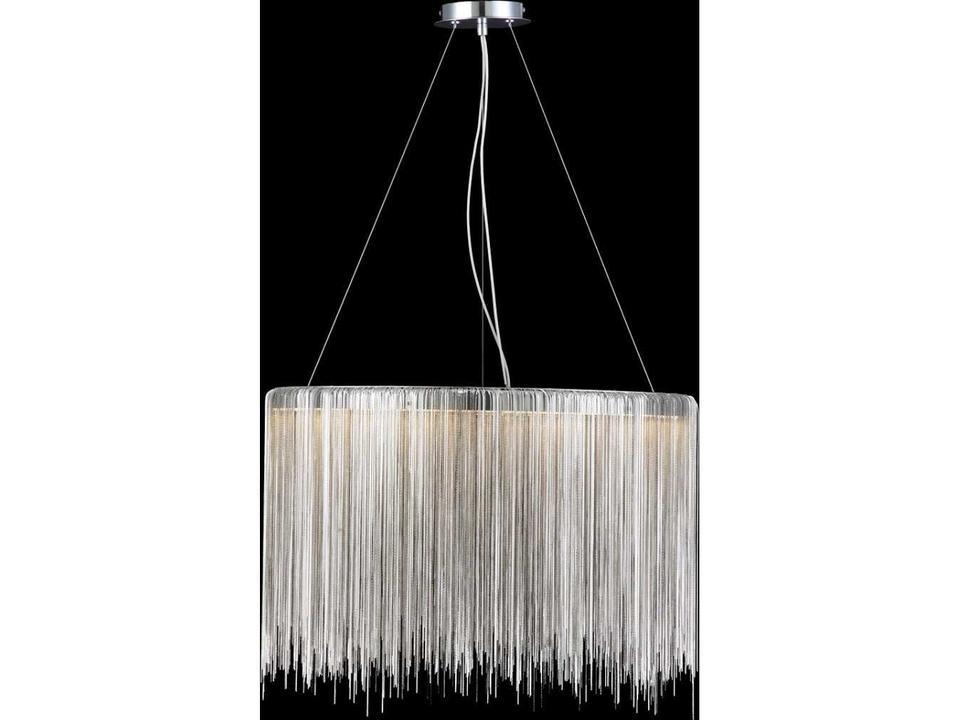 Fountain Ave Chrome Drum Pendant