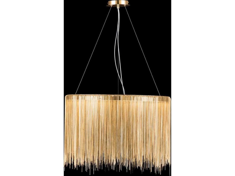 Fountain Ave Gold Drum Pendant