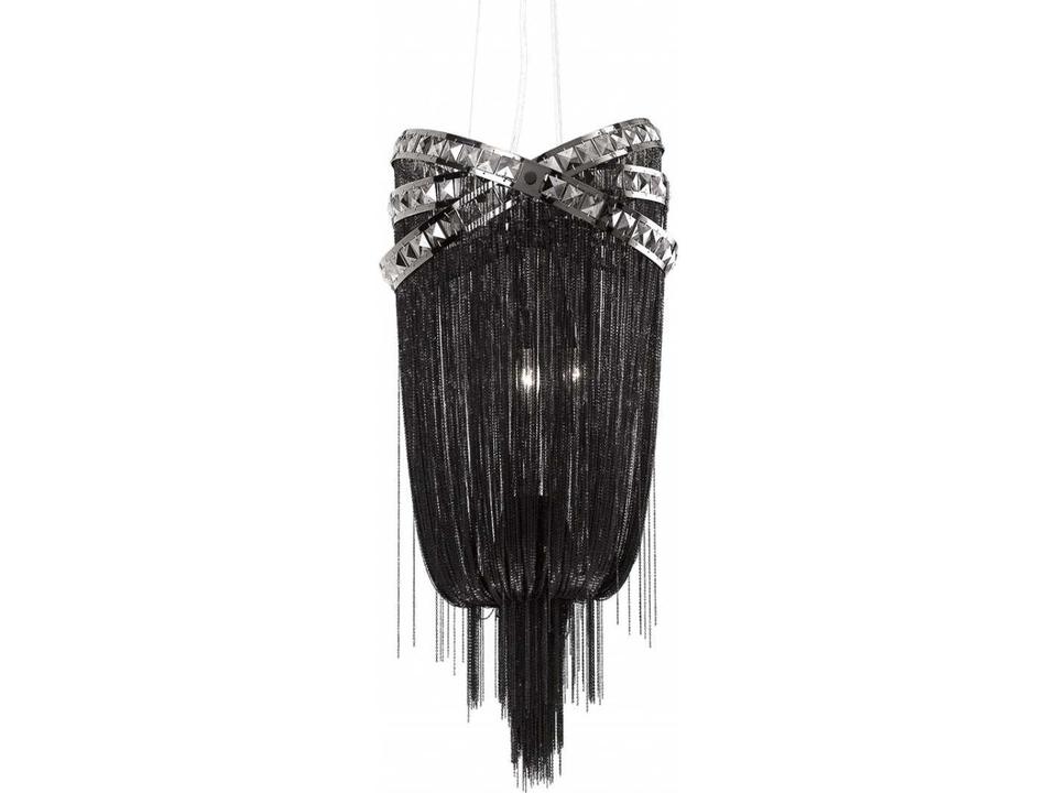 Wilshire Blvd 4-Light Black Chrome Wall Sconce