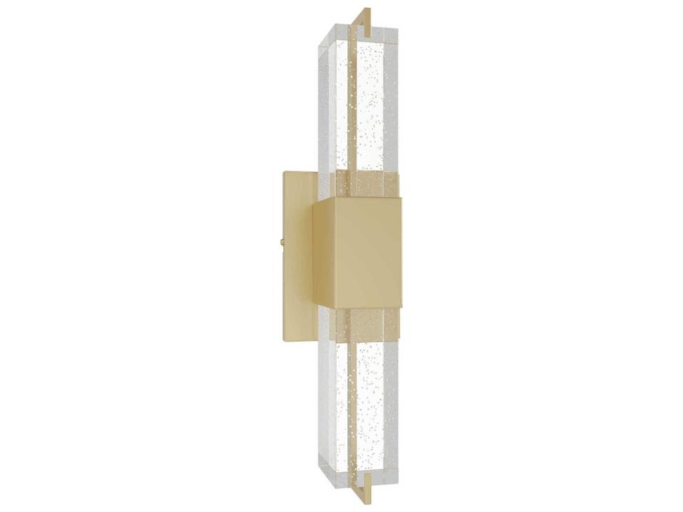 The Original Glacier LED Wall Sconce in Brushed Brass