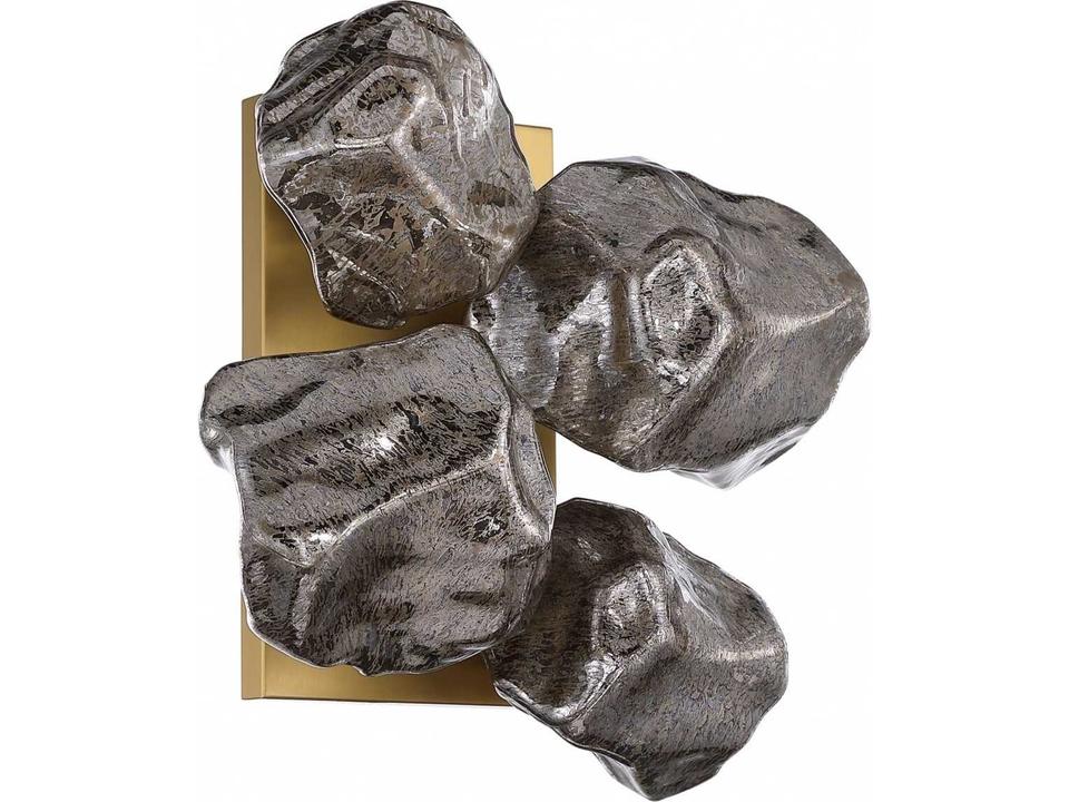 Rockefeller Wall Sconce in Aged Brass Modern