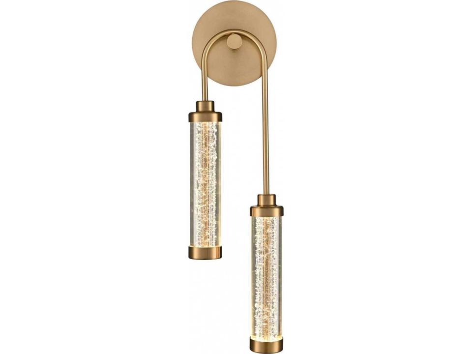Belvedere Wall Sconce in Antique Brass Mid-Century Modern