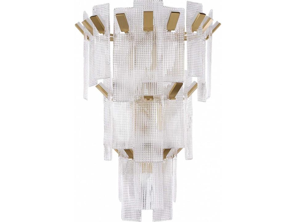 Belmont Wall Sconce in Aged Golden Brass