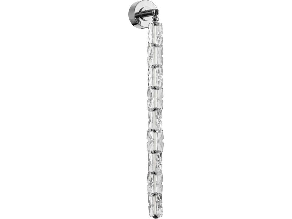 Monarch Wall Sconce in Chrome with Clear Crystal