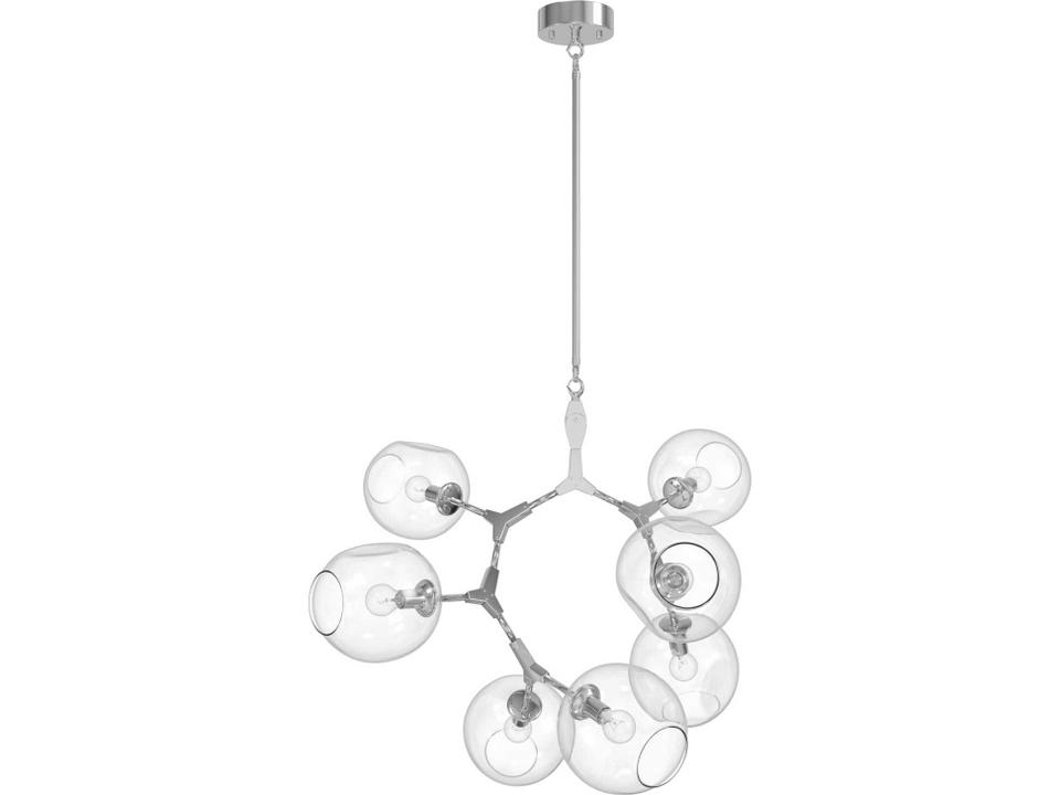 Fairfax Globe Chandelier Modern 7 Light
