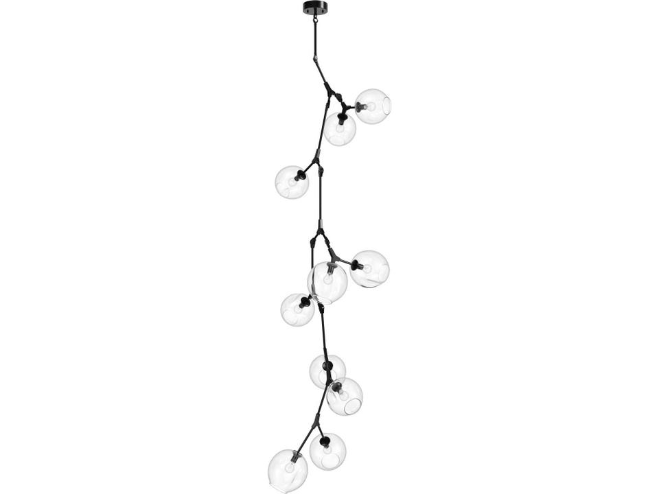 Fairfax 10-Light Chandelier Dark Bronze Modern