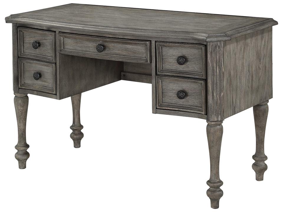 Grey Rubberwood Vanity Table