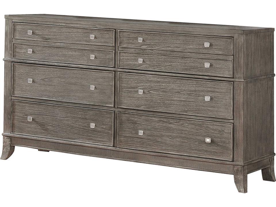 B193 6-Drawer Dresser in Brushed Brown