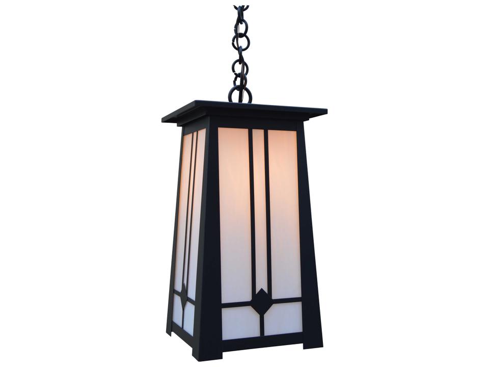 Aberdeen 1-Light Brass Outdoor Hanging Light