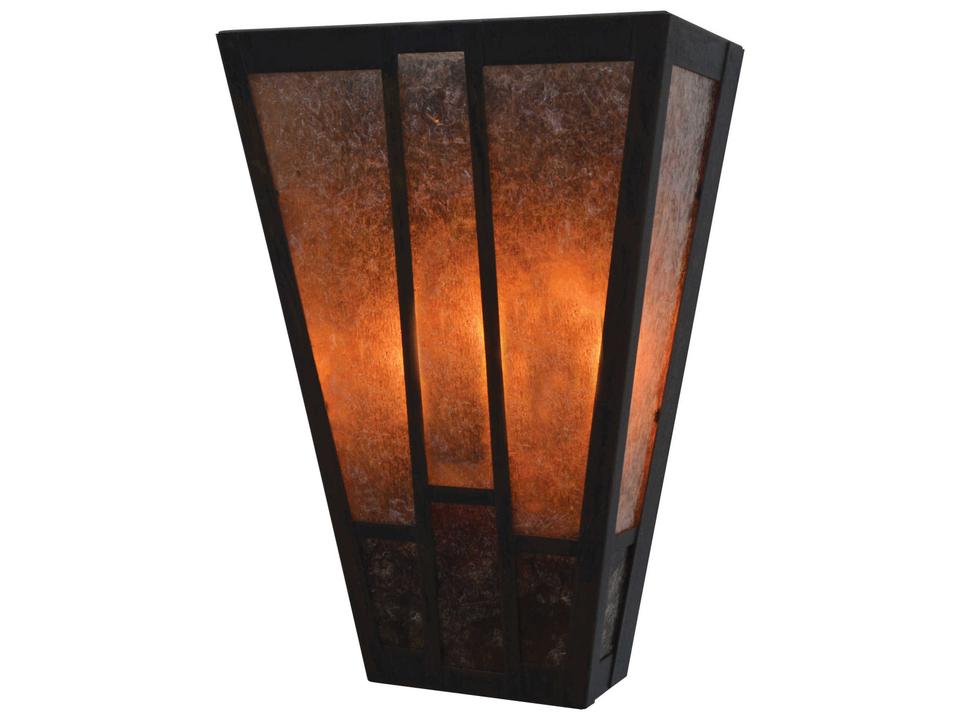 Asheville 2-Light Wall Sconce in Arts and Crafts Style