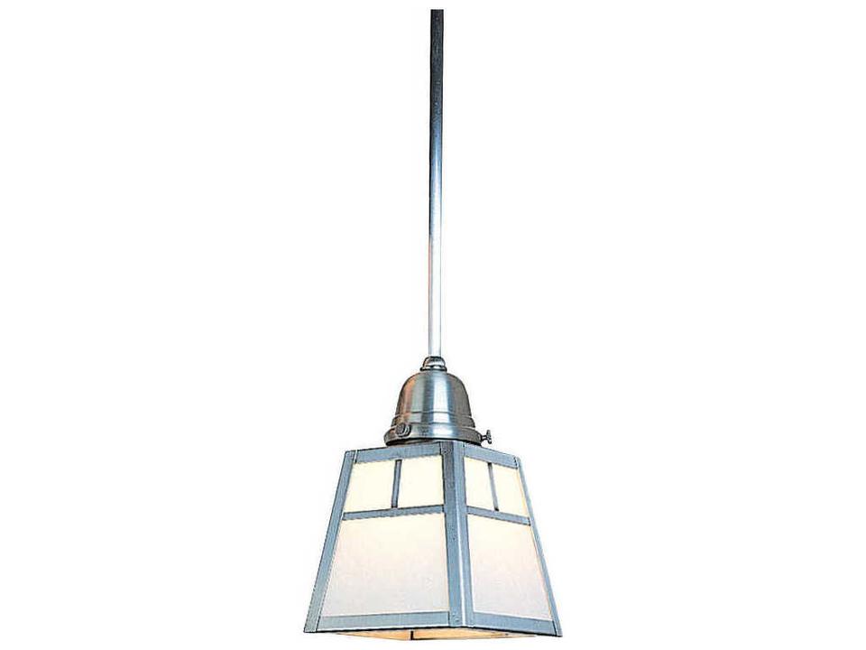 A-Line 1-Light Rod Hung Mini Pendant Customizable Finish