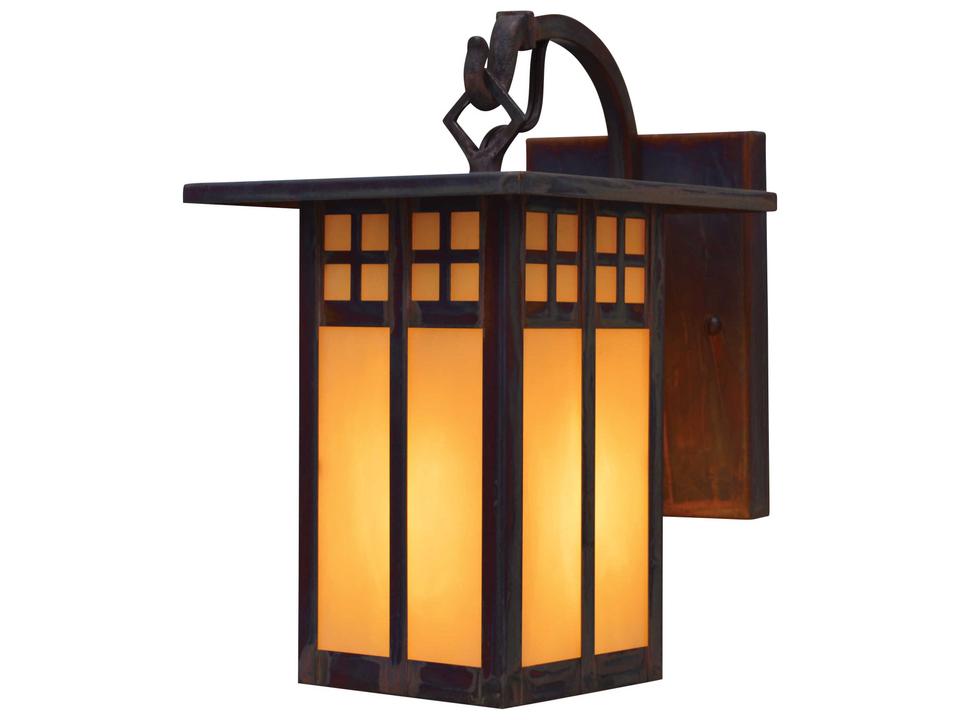 Glasgow 6-Inch 1-Light Solid Brass Outdoor Wall Light