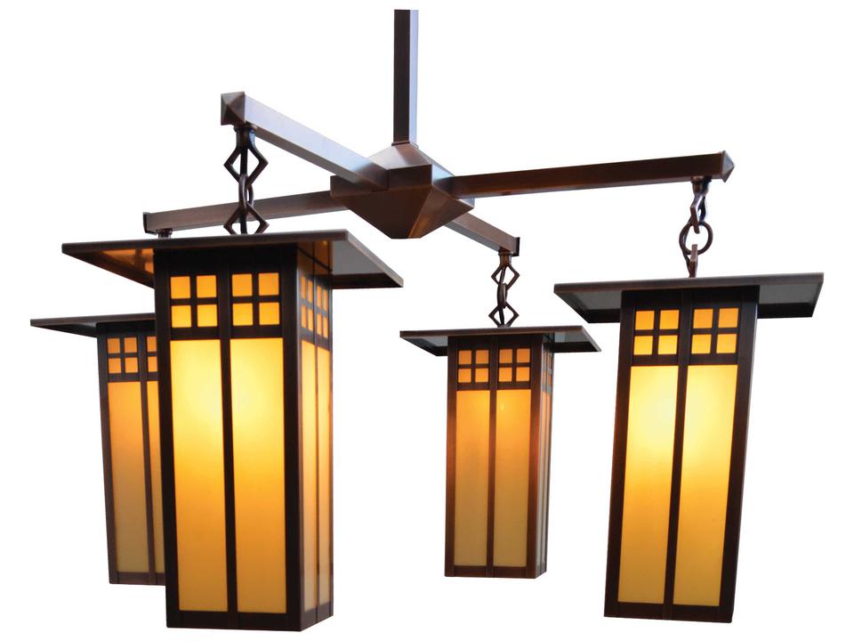 Glasgow 4-Light Long Body Chandelier