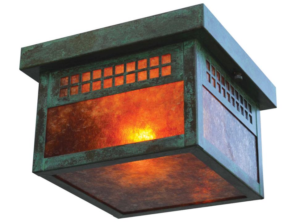Glasgow 2-Light Outdoor Flush Ceiling Light