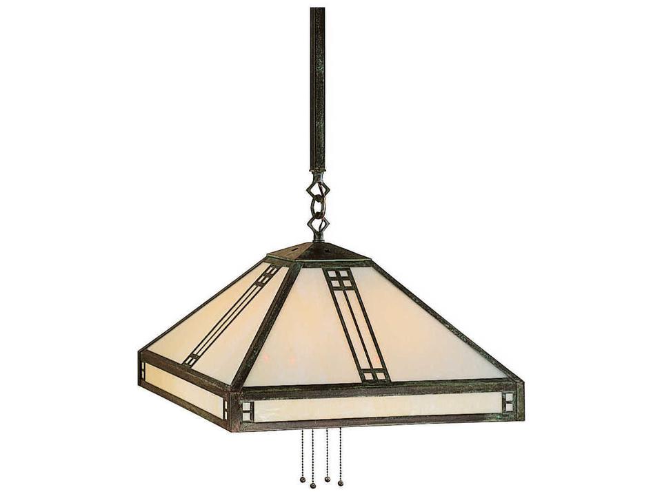 Prairie 4-Light Craftsman Pendant Light