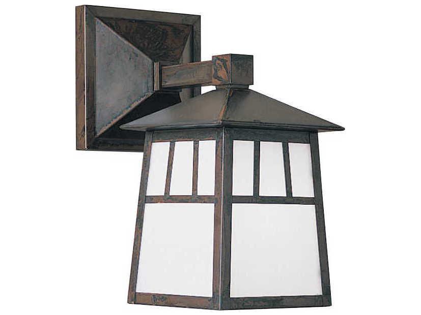 Raymond 1-Light Outdoor Wall Sconce in Arts and Crafts Style