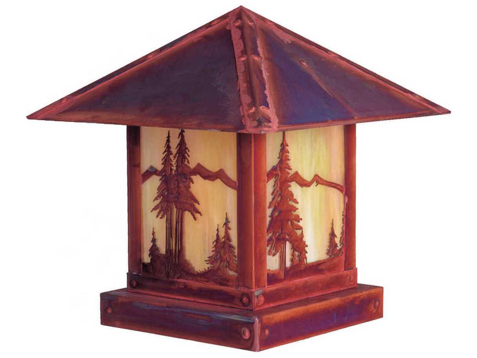 Timber Ridge Column Mount Outdoor Light
