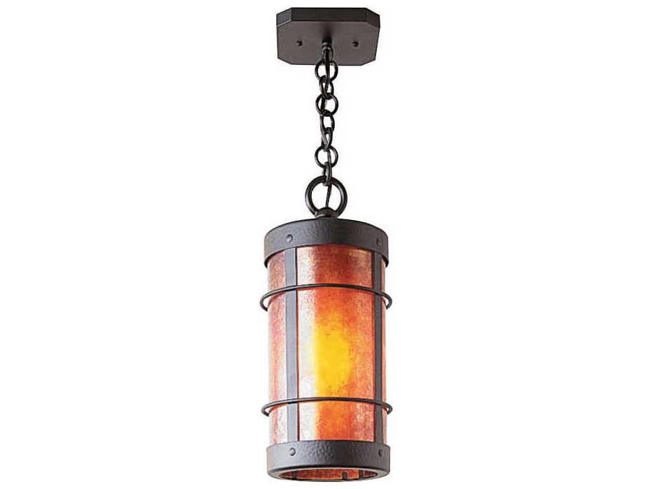 Valencia 1-Light Medium Chain Hung Pendant in Arts and Crafts Style