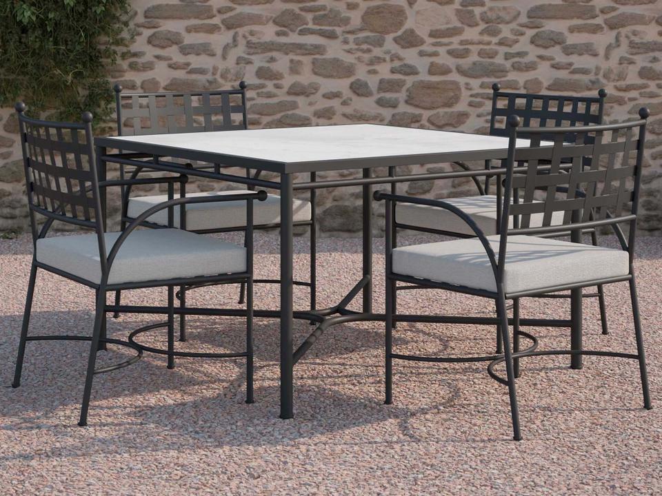 Athens Wrought Iron Dining Room Set