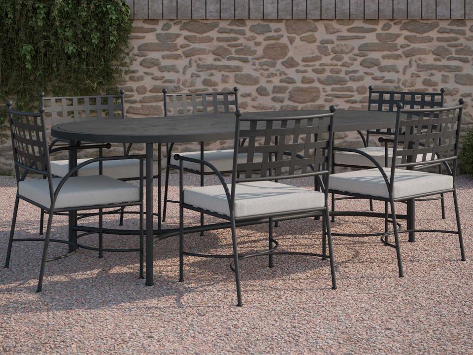 Athens Wrought Iron Dining Room Set