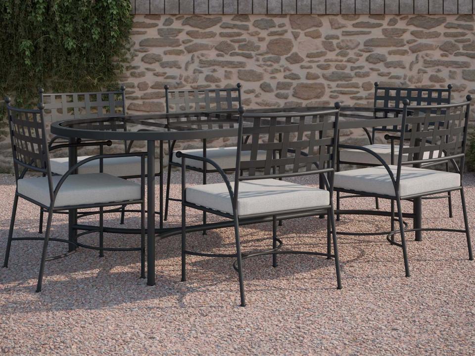 Athens Wrought Iron Dining Room Set