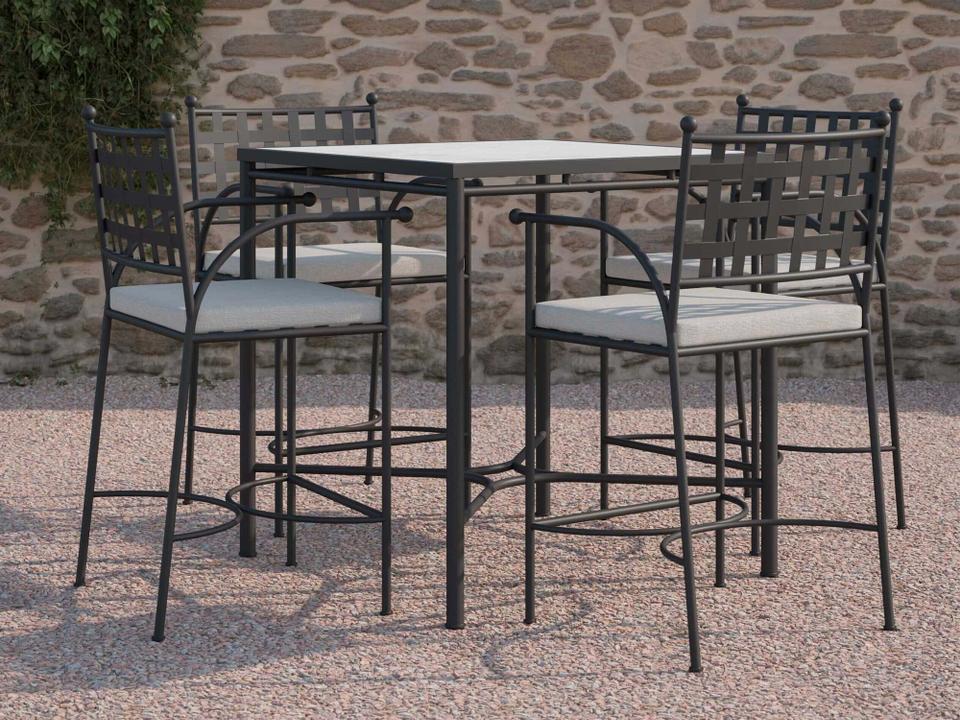 Athens Counter Table And Stools Set