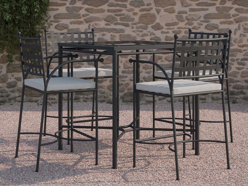 Athens Counter Table And Stools Set