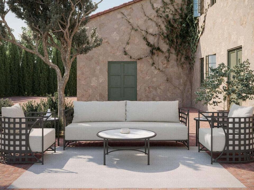 Athens Wrought Iron Lounge Set