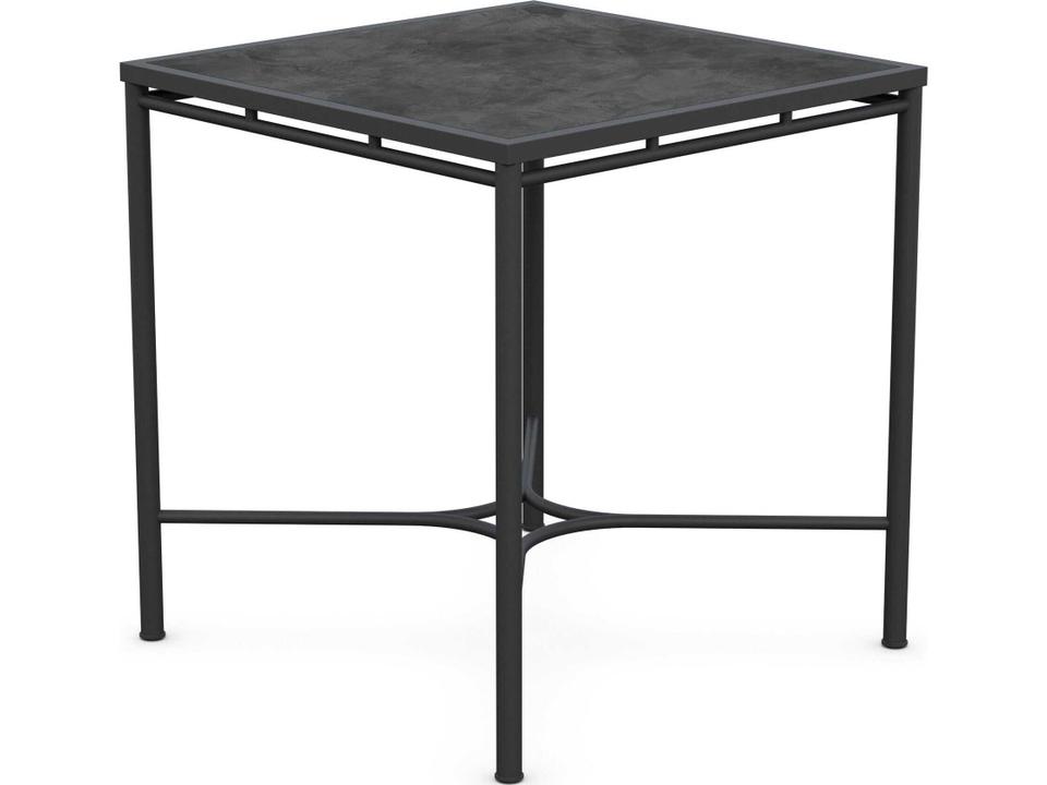 Athens Noir Wrought Iron Square Counter Table