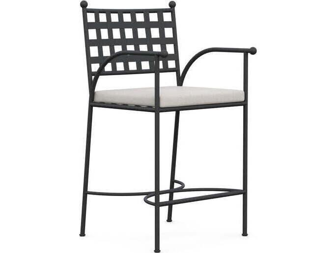 Athens Wrought Iron Metal Counter Stool