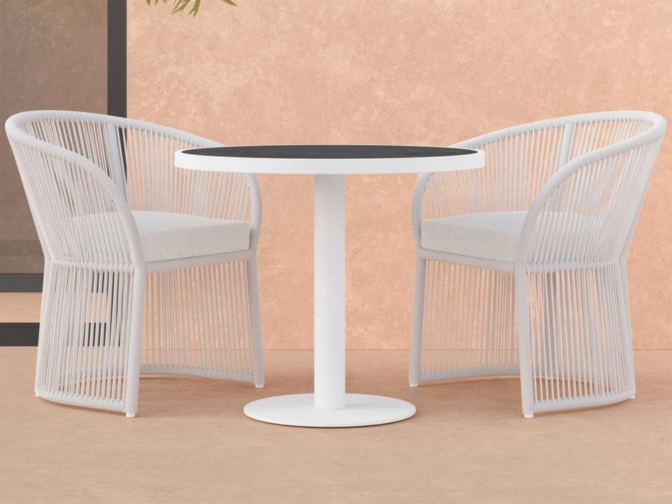 Bordeaux Aluminum and Rope Dining Room Set